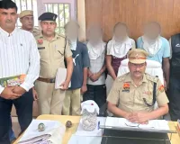 ज्वेलर पर हमला कर आभूषण लूटने के मामले में चार आरोपी गिरफ्तार