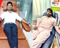 Blood Donation: कर्नाटक के किशोर इन्सां व अहमदाबाद के गौरव पाल ने जरूरतमंद को किया रक्तदान