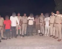 बी. बी. नगर पुलिस और पशु चोरों में मुठभेड़, 5 बदमाश गिरफ्तार  