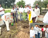 शिवाजी प्रेस क्लब द्वारा छछरौली में 'एक पेड़ माँ के नाम' अभियान के तहत किया गया पौधारोपण
