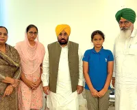 मुख्यमंत्री मान ने कबड्डी खिलाड़ी गुरजीत सिंह तूत के परिवार से दुख किया साझा 