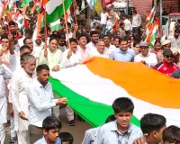 Tiranga Yatra: 500 फीट लंबे तिरंगे के साथ हांसी में निकाली तिरंगा यात्रा