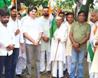 भारत माता की जय के उद्घोष से गूंज उठी कण्डेला की गलियां
