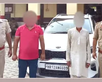 सिपाही से मारपीट कर डंपर छीनने के आरोपी पिता-पुत्र गिरफ्तार