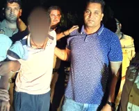 पैर में पुलिस की गोली लगते हुए कराहता नजर आया शातिर अपराधी