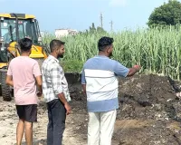 कण्डेला में सड़क पर फैली गंदगी को कराया साफ, राहत