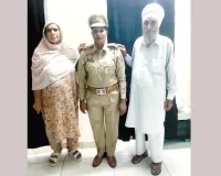 हवलदार अमनदीप कौर बनीं थानेदार, माता-पिता ने वर्दी पर लगाए पदोन्नति के स्टार