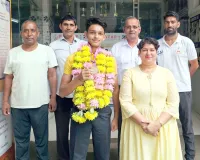 स्टेट एथलेटिक्स चैंपियनशिप में प्रताप स्कूल के रित्विक सोलंकी ने जीता रजत पदक