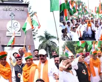 तिरंगा यात्रा में उमड़ा देशभक्ति का सैलाब, पंडित जय भगवान शर्मा डीडी के नेतृत्व में जगह-जगह हुआ जोरदार स्वागत