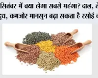 सितंबर में क्या होगा सबसे महंगा? दाल, तेल या दूध, कमजोर मानसून बढ़ा सकता है रसोई का खर्च