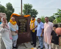 Sonipat News:राठधना गांव में 2. 89 करोड रुपए के विकास कार्य का विधायक व मेयर ने किया शिलान्यास। 