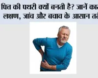 पित्त की पथरी क्यों बनती है? जानें कारण, लक्षण, जांच और बचाव के आसान तरीके