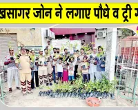 Tree Plantation Campaign: ब्लॉक कल्याण नगर के सुखसागर जोन की साध-संगत ने डिवाइडर पर रोपित किए पौधे 