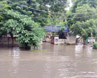 बारिश में पानी-पानी हुई यमुनानगर की सड़कें 