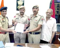 पुलिसकर्मियों की तत्परता से हार्ट अटैक पीड़ित चौकीदार की बची जान