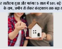 Housing Inflation: घर खरीदना हुआ और महंगा! 5 साल में 59% बढ़े मकानों के दाम, जमीन से लेकर कंस्ट्रक्शन तक बढ़ा खर्च