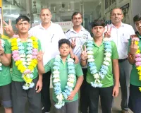 स्टेट कराटे चैंपियनशिप में प्रताप स्कूल के हर्षित ने जीता पदक