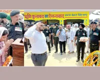 पांच साल के बेटे ने दी शहीद सुखचैन सिंह को मुखाग्नि, नम आंखों से ग्रामीणों ने दी अंतिम विदाई