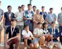 स्टेट लॉन टेनिस चैम्पियनशिप में लिटल एंजल्स स्कूल के खिलाड़ियों ने जीते 8 पदक