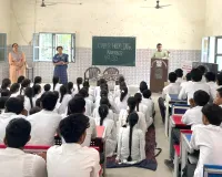 गढ़ी ब्राह्मणान में विद्यार्थियों को साइबर अपराध के प्रति किया जागरूक