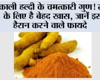 Black Turmeric Benefits: काली हल्दी के चमत्कारी गुण! सेहत के लिए है बेहद खास, जानें इसके हैरान करने वाले फायदे