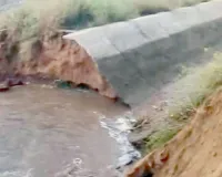 मम्मड़ खेड़ा में माइनर टूटी, 50 एकड़ में भरा पानी; नरमे और सरसों की फसल पर संकट