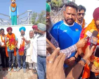 पैरा एशियन गेम्स में हरविंदर ने तीरंदाजी में जीते स्वर्ण और कांस्य पदक, चीका पहुंचने पर हुआ भव्य स्वागत