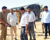 मंडावर खनन प्वाइंट पर प्रशासन की छापेमारी, मौके पर नहीं मिला खनन