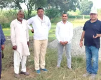 जगनपुर गन्ना तौल केंद्र पर पहुंचे सहायक महाप्रबंधक, साफ-सफाई के निर्देश