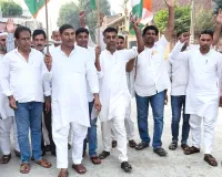सीईसी के इस्तीफे की मांग को लेकर सड़क पर उतरे कांग्रेसी, पदयात्रा निकाल जताया विरोध