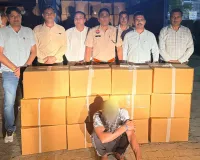 कांगथली व पूंडरी में पुलिस की रेड, 70 पेटियों से 766 किलो 825 ग्राम अवैध पटाखे बरामद