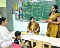 प्रताप स्कूल में अभिभावक-अध्यापक बैठक, बच्चों की प्रगति पर हुआ मंथन