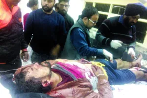 भाजपा वर्कर पर हमला, 56 टांकें लगे