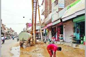नहीं होगा जलभराव, नप ने अपनाया हार्वेस्टिंग सिस्टम