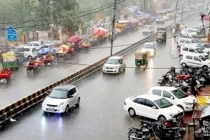 बरसात ने दिलाई गर्मी से राहत
