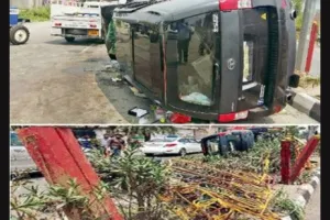 तेज रफ्तार के कारण हुआ दर्दनाक हादसा , एक की मौत