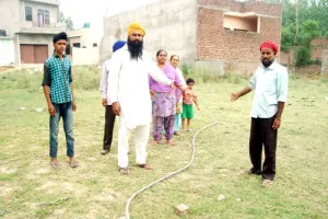 जमीन पर गिरी हाईवोल्टेज तार, हादसे का खतरा