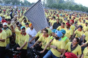 संगरूर में नशे के खिलाफ निकाली साइकिल रैली
