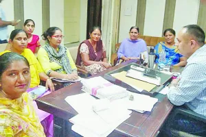 यूनियन के शिष्ठमंडल ने की एसडीएम से मुलाकात
