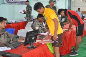 सेना भर्ती के पहले दिन दौड़े बीकानेर के युवा