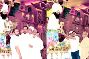 सामाजिक संगठनों ने पूज्य गुरु जी को किया सम्मानित