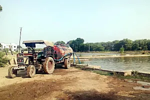 पानी चोरी पर शहरवासियों में आक्रोश