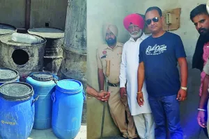 35 हजार लीटर कच्ची शराब (लाहन) बरामद