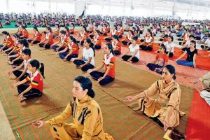 डेरा सच्चा सौदा में मनाया अंतरराष्ट्रीय योग दिवस