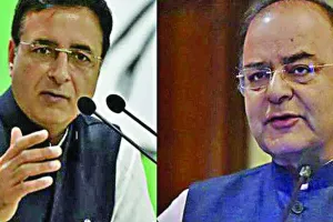 राहुल पर टिप्पणी को लेकर जेटली से भिड़े सुरजेवाला