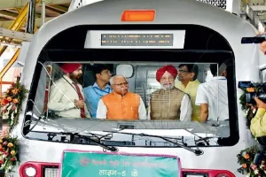 सीएम ने किया बहादुरगढ़-मुंडका मेट्रो लाइन का उद्घाटन
