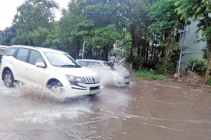 पंचकूला : बरसात से कई सेक्टरों में भरा पानी