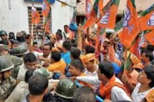 भाजपा के बंगाल बंद के दौरान हिंसा