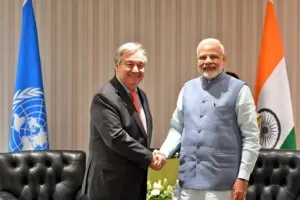 मोदी और गुटेरेस ने की वैश्विक जलवायु परिवर्तन के मुद्दे पर चर्चा