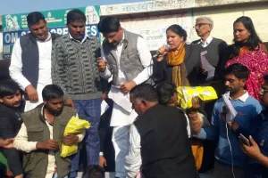 सांसद की उपस्थिति में बिगड़ी मनरेगा मजदूर की हालत
